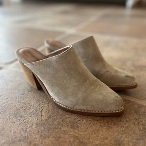 Jeffery Cambell suede mules